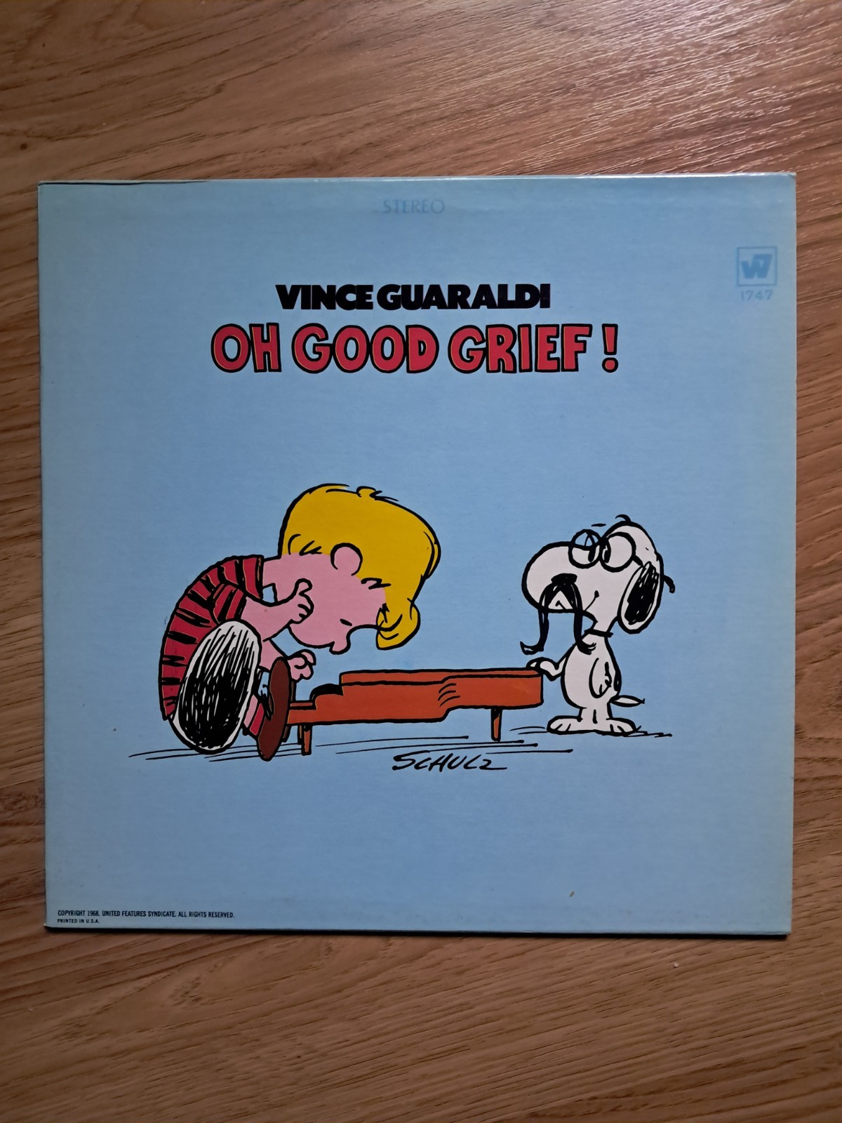 Classic Jazz Vince Guaraldi Peanuts Snoopy LP. Near Mint.Free Shipping