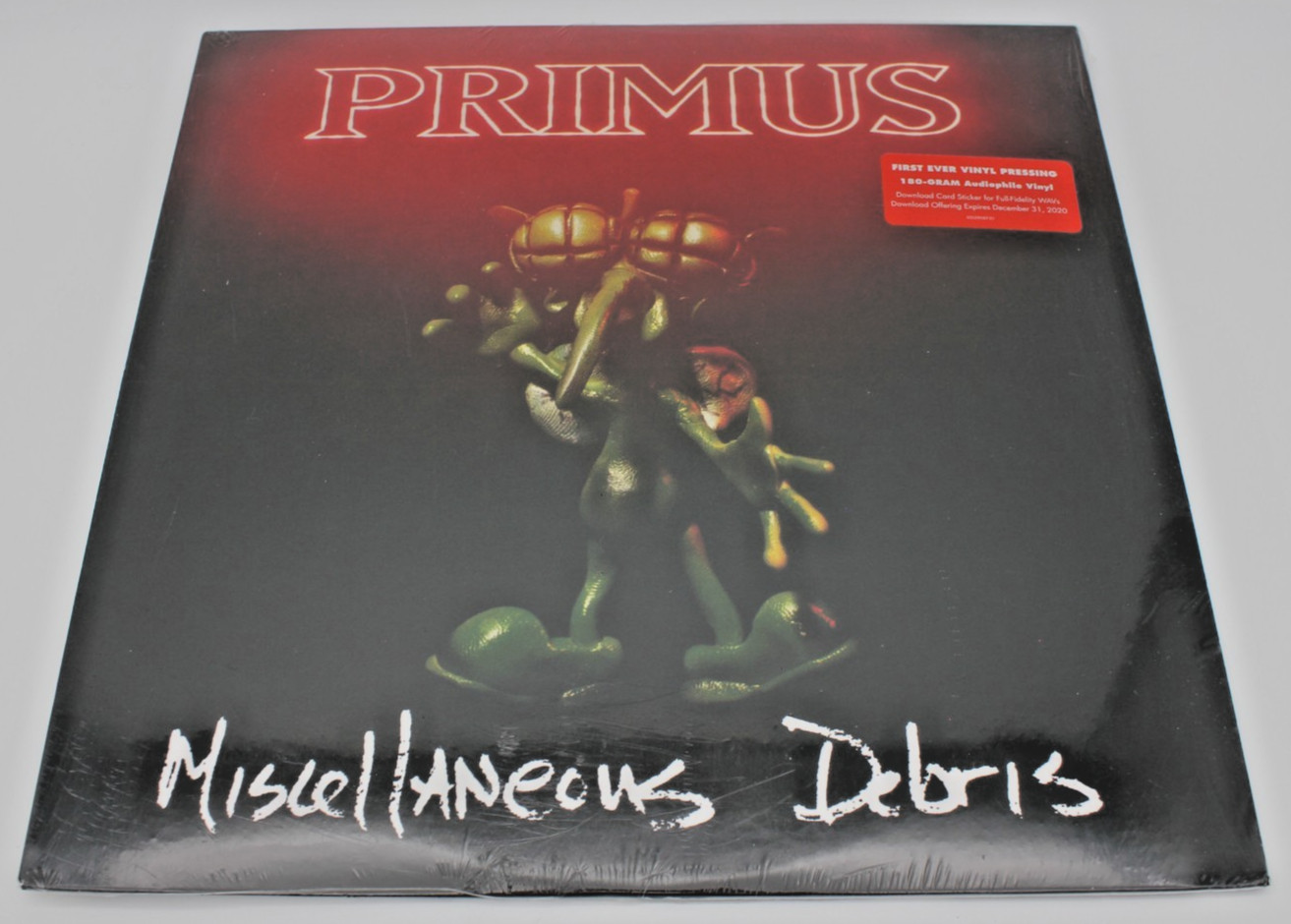 Primus "Miscellaneous Debris" Black 180 Gram Vinyl LP - NEW/SEALED!