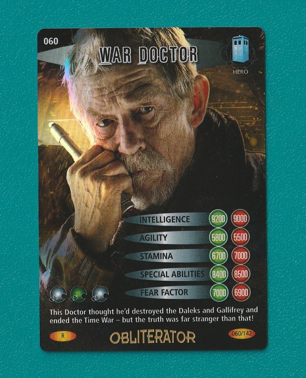 Dr Doctor Who Battles in Time Obliterator Ltd Ed Set - Rare Card 060 War Doctor