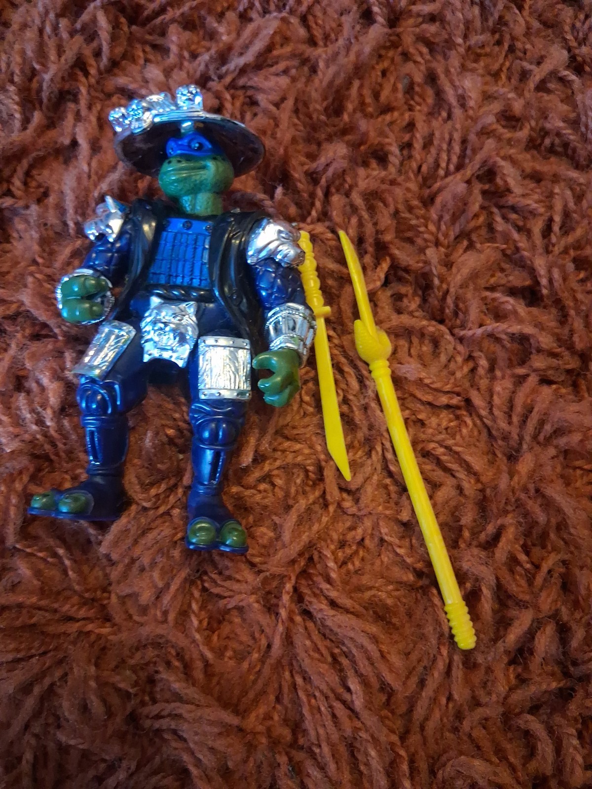 Action figure vintage 1993 Playmates Teenage Mutant Ninja Turtles Shogun Leo.