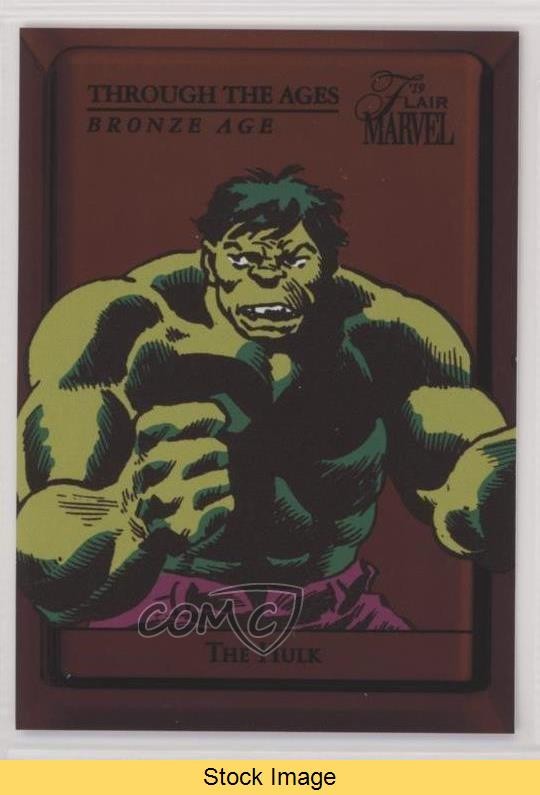 2019 Flair Marvel Through the Ages Bronze Age The Hulk #TTAB-9 READ b7b