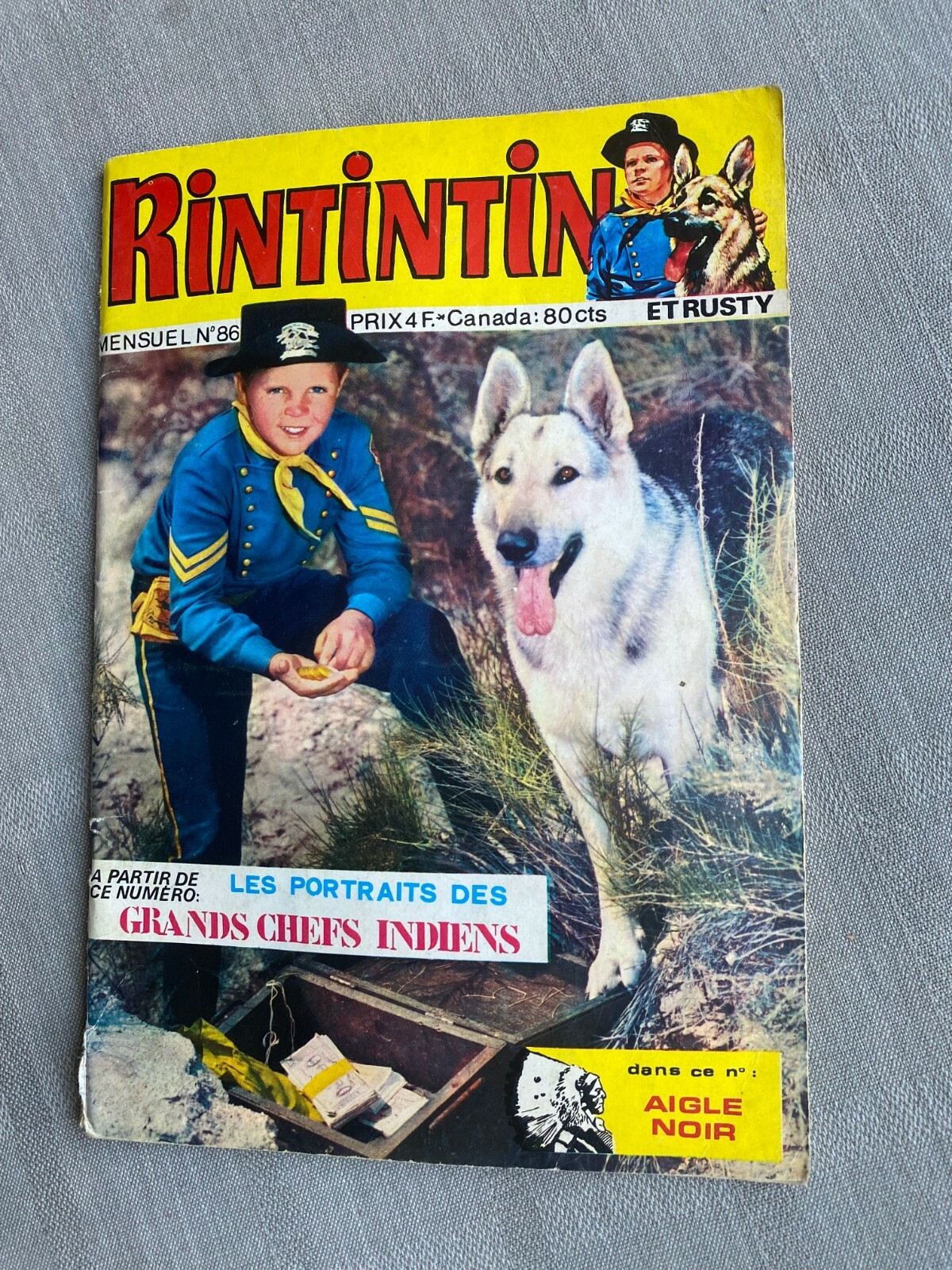 RIN TIN TIN N°86 2A SERIE 1977 IN BUONE CONDIZIONI