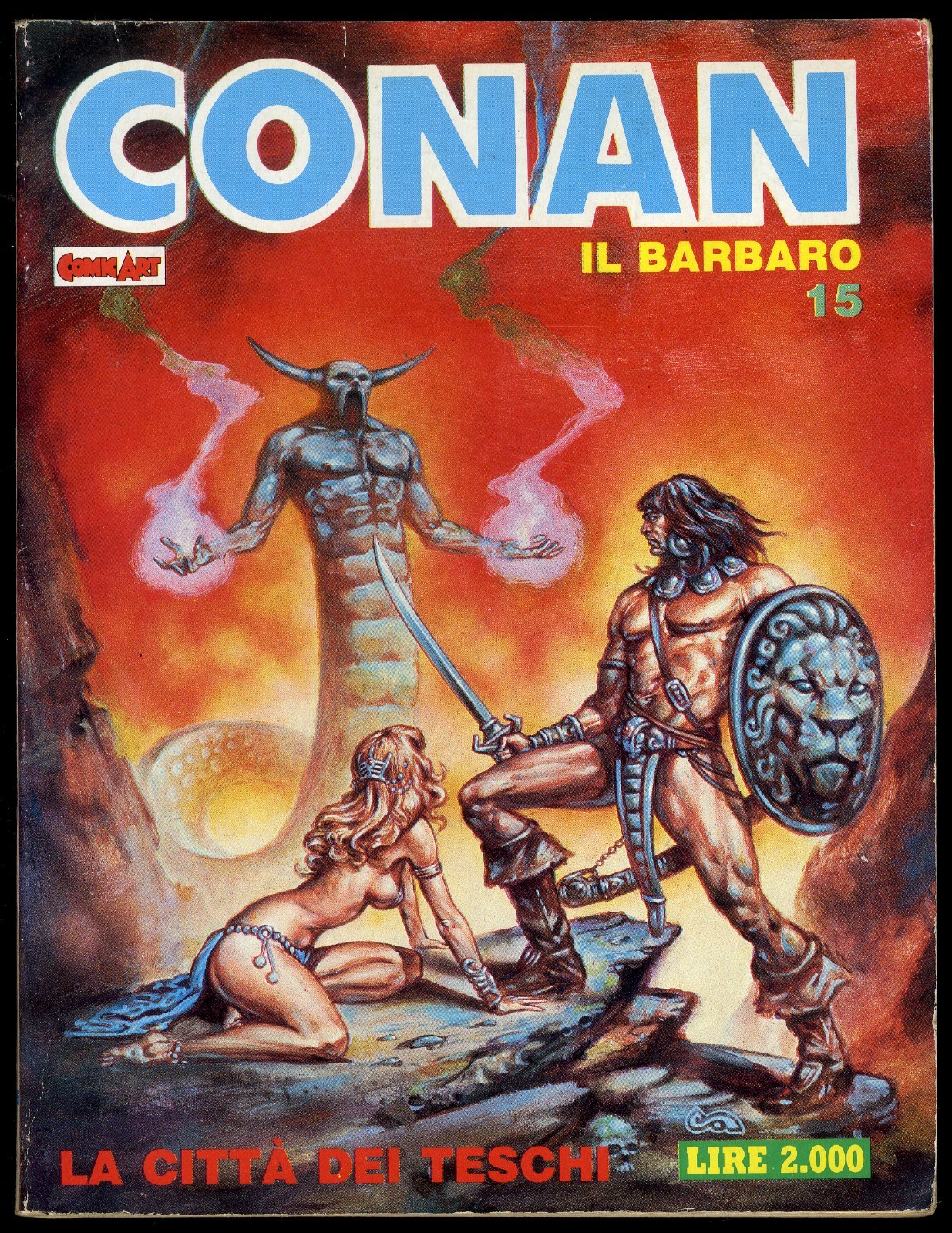 CONAN IL BARBARO N° 15 - GENNAIO 1988 - COMIC ART - CONDIZIONE OTTIMO