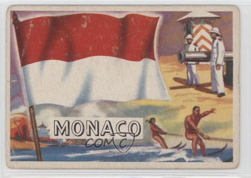1956 Topps Flags of the World Monaco #79 0cf3