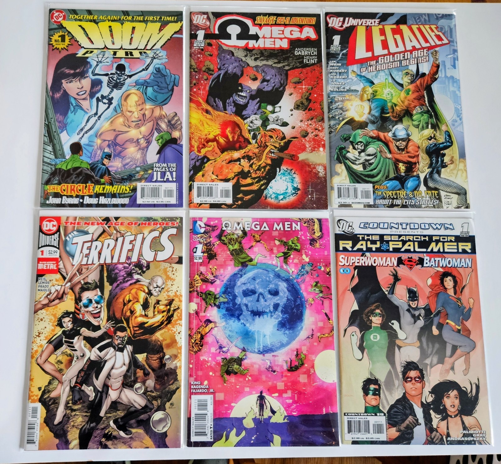 (6) DC Comics Numero #1 Lotto Vari Titoli (Lista In Descrizione) 2004-2018 F/NM