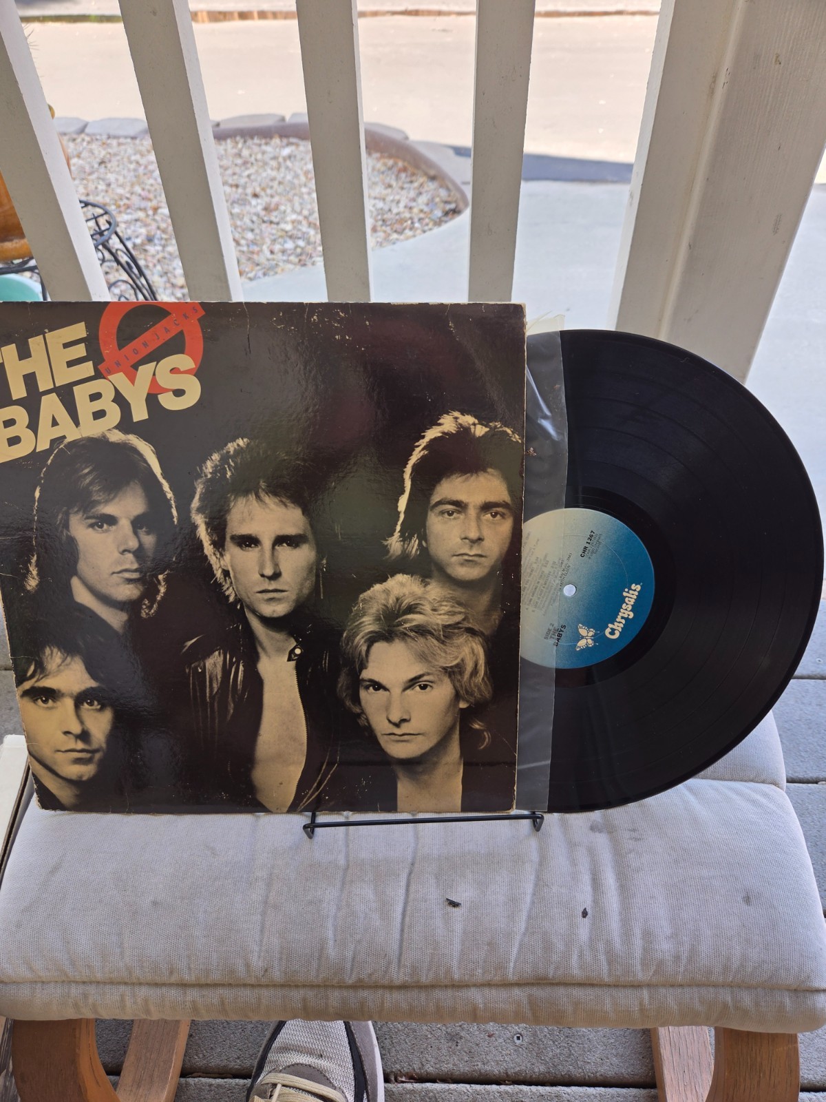 THE BABYS - Union Jacks  LP - 1980 - Chrysalis CHR 1267  VG+