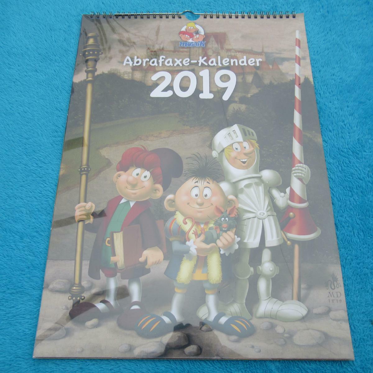 MOSAICO Abrafaxe CALENDARIO 2019 secondario raro RARO