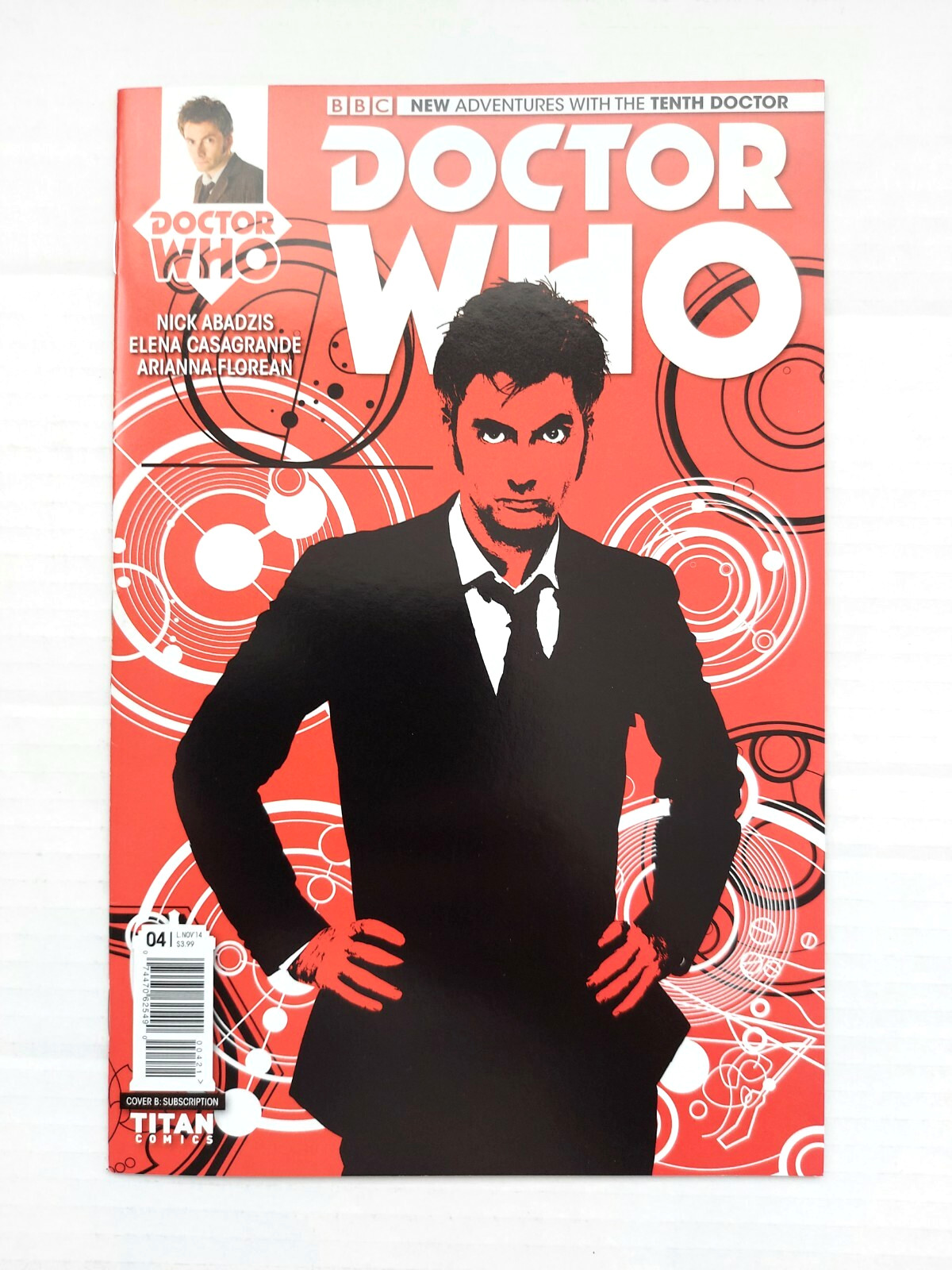 Titan Comics Doctor Who The Tenth Doctor #4 Cover B Subscription November 2014