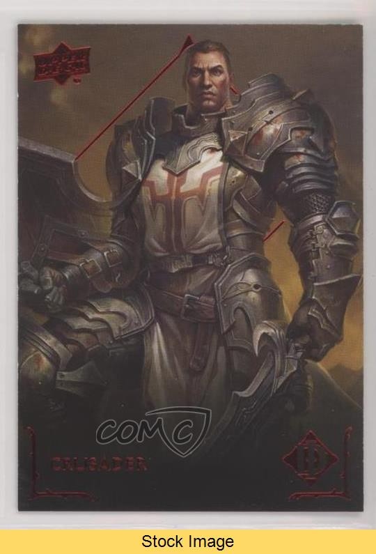 2022 Upper Deck Diablo Immortal Red Vanquisher Crusader #2 READ 8x7