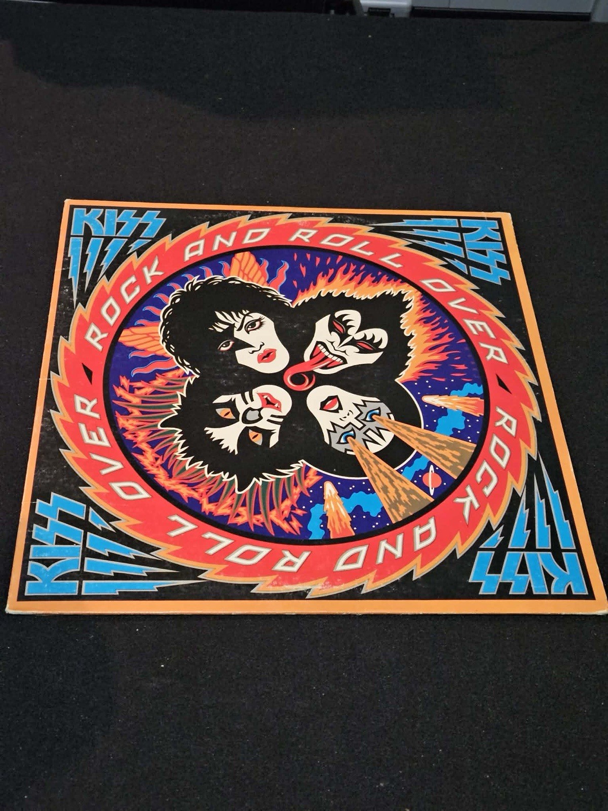 KISS Rock And Roll Over Vinyl LP Catalog #NBLP 7037 Original Inner Sleeve