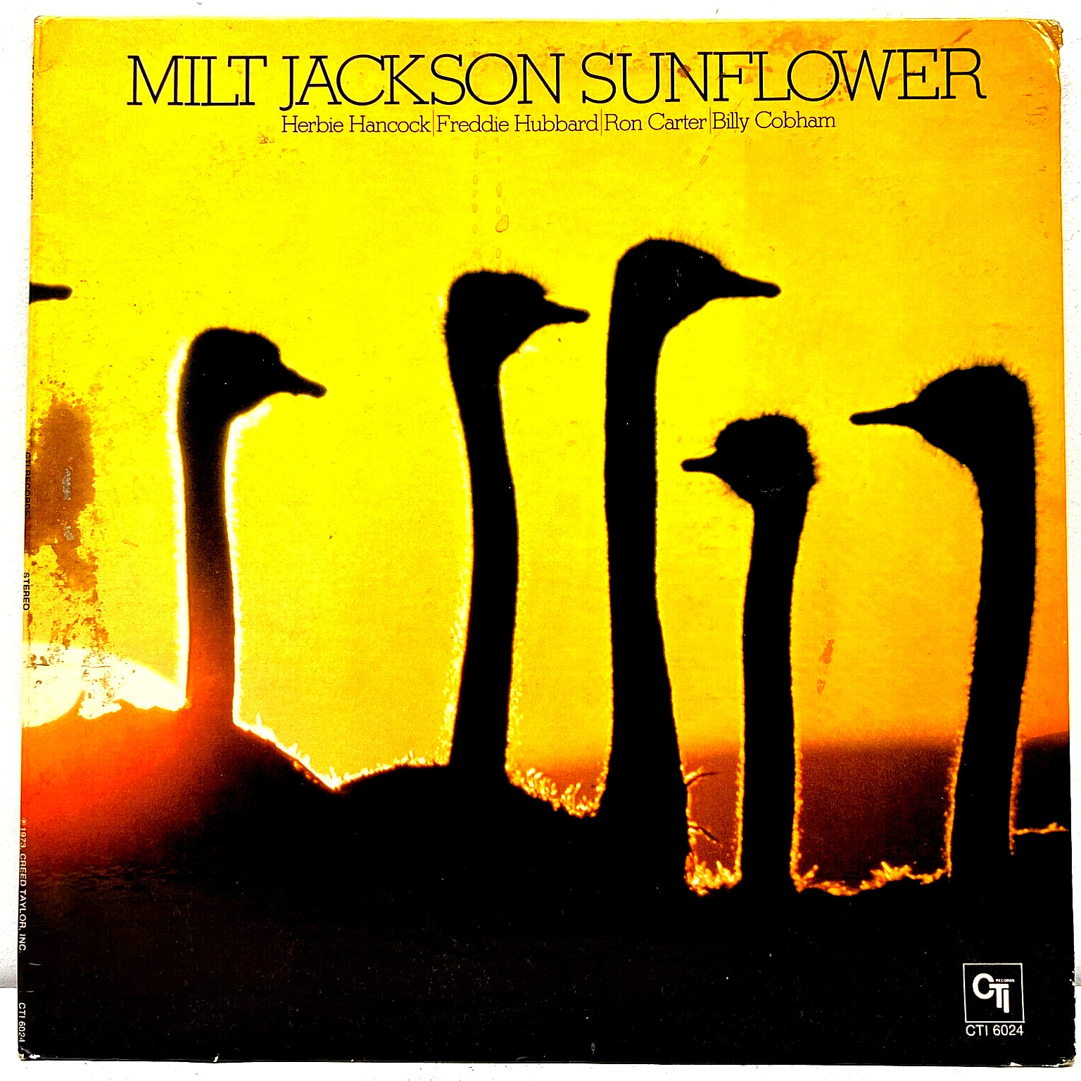 Milt Jackson Sunflower 1973 Vinyl CTI Records 1st Press