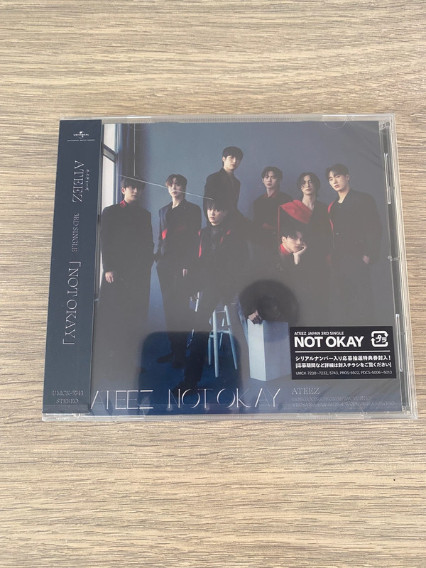 CD Ateez Japan 3rd Single Not Okay