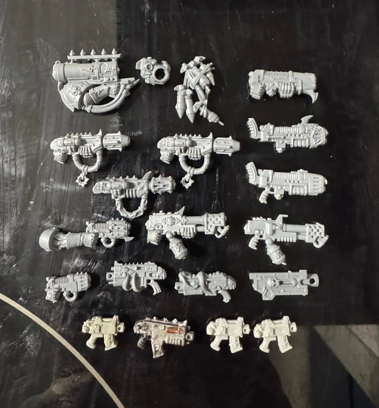 Legionaries Chosen Chaos Space Marine CSM Warhammer 40k Special Range Weapons Bits