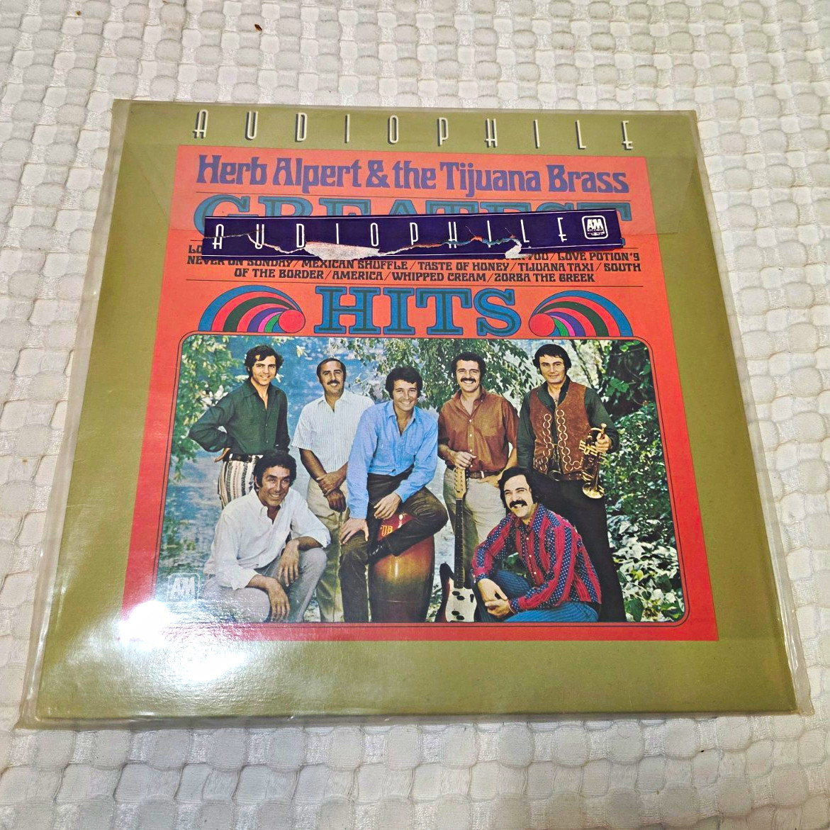 Herb Alpert & the Tijuana Brass Greatest Hits A&M 12" Vinyl LP Japan Sleeve