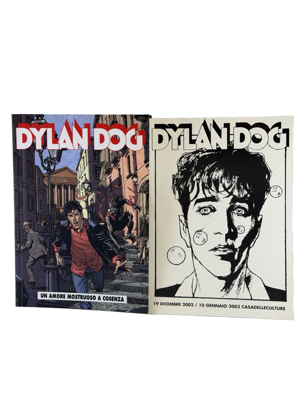 DYLAN DOG UN AMORE MOSTRUOSO A COSENZA ALBO SPECIALE FUORI SERIE + LEAFLET RARE