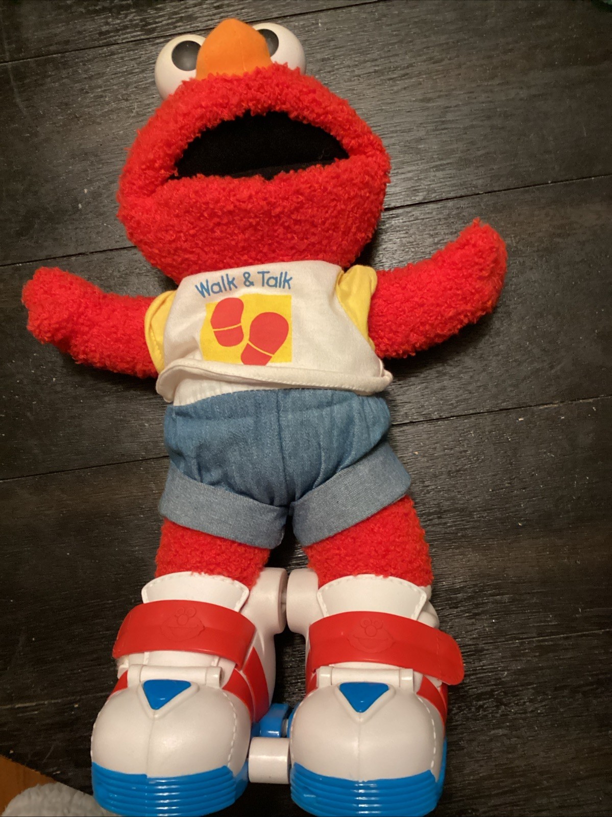 Giocattolo vintage Sesame Street Walk And Talk Elmo Tycoon, parla ma non cammina