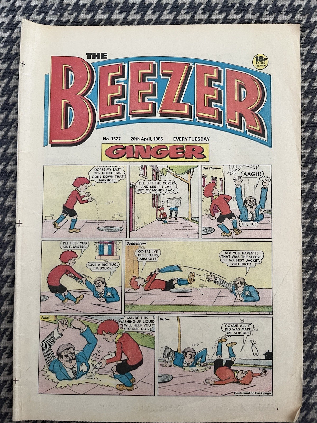 The Beezer Comic No# 1527 April 20th 1985 VF