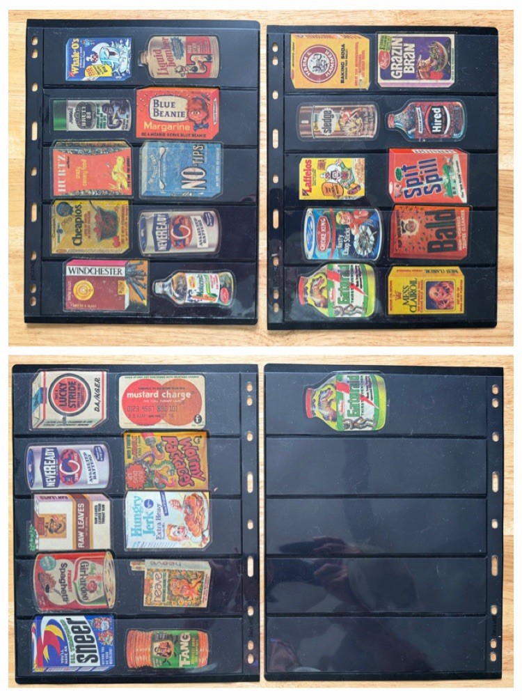 Lot of 31 Vintage Topps Wacky Packages Series 3 & 4 Used stickers 1973 Detached