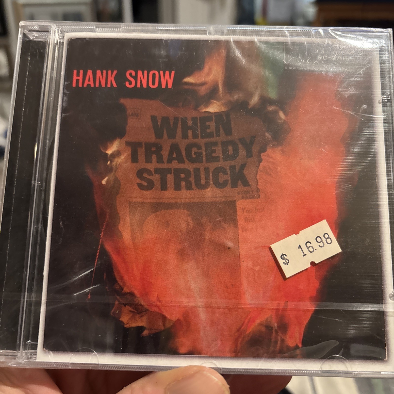 Signed HANK SNOW Then Tragedy Struck 1959 RCA cd new