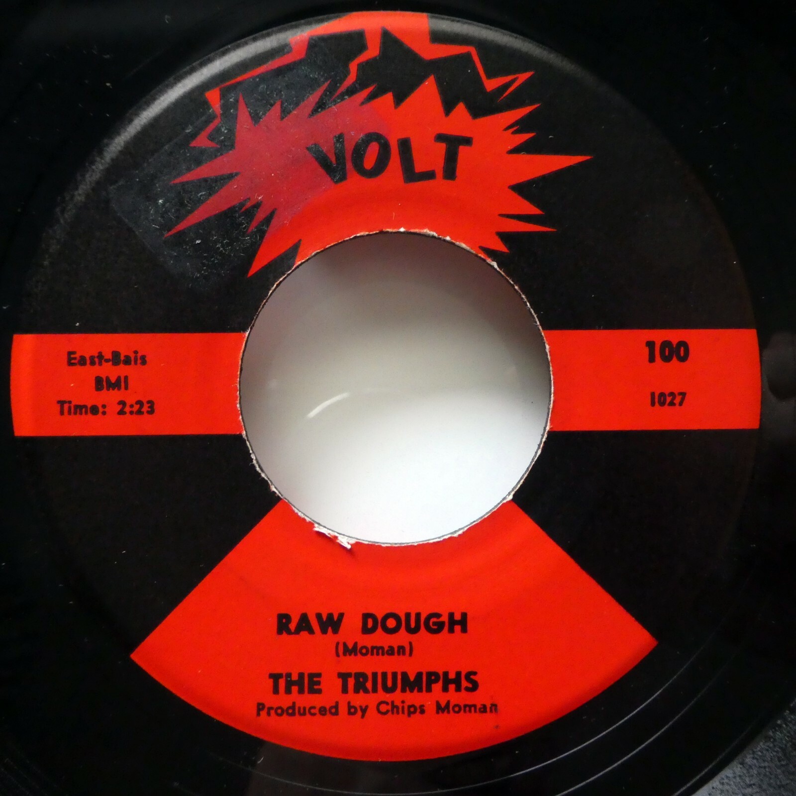 TRIUMPHS VOLT 45 RPM VINILE 7" Funk R&B Soul Instr. Ct 2680