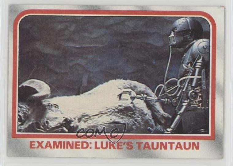 1980 Topps Star Wars: L'impero colpisce ancora esaminato: Luke's Tauntaun #21 0as