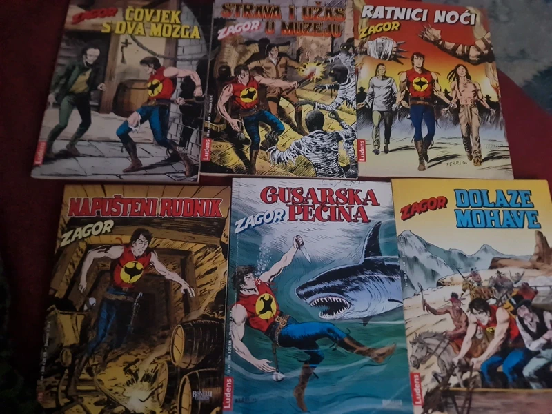 Zagor stripovi, 6 komada