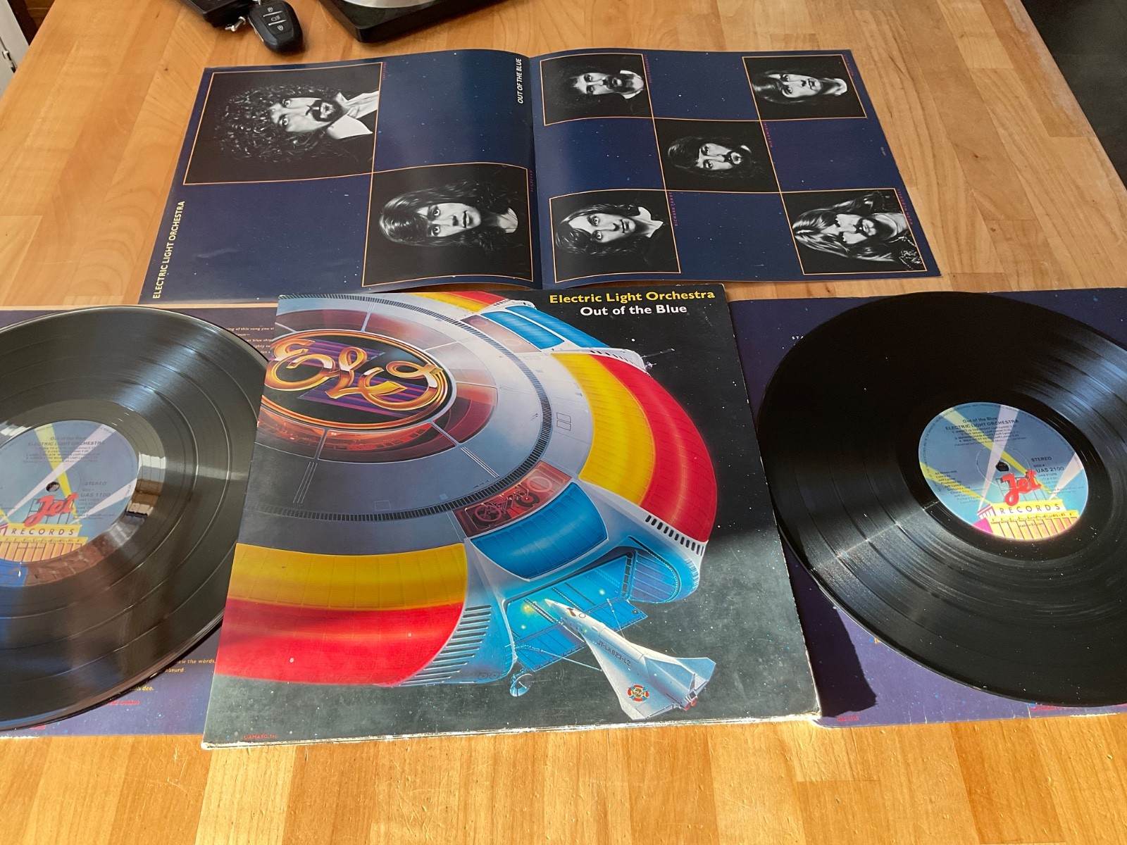 ELO out of the blue double Lp plus insert.