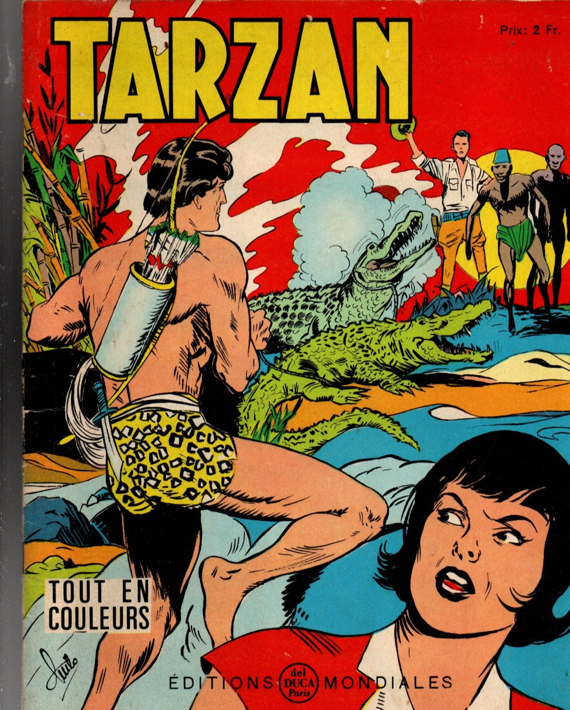TARZAN Tout en couleurs n°15. Editions Mondiales  1965. Etat neuf