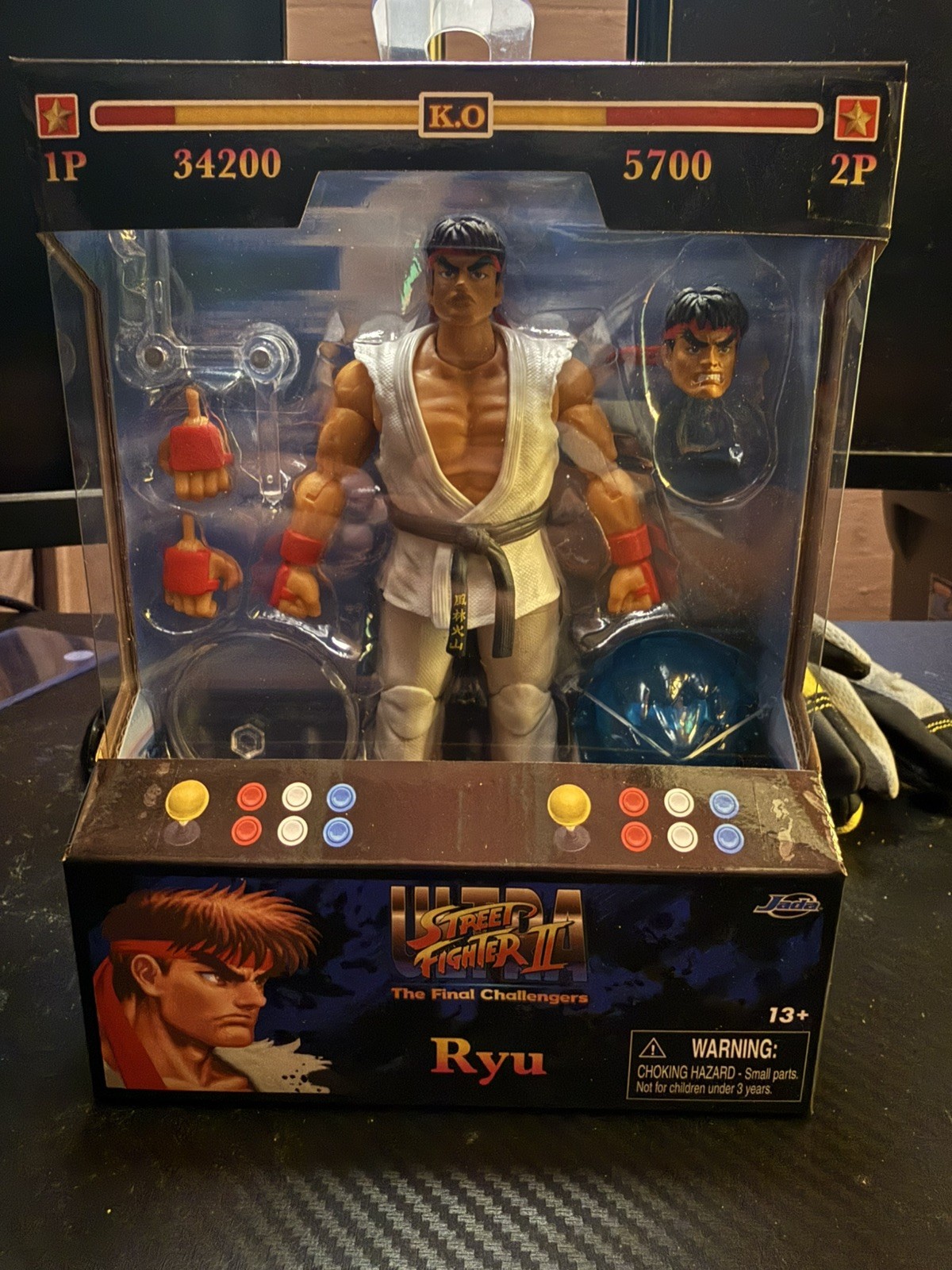 Jada Toys Modellino Ultra Street Fighter II Ryu 6 pollici - 34215
