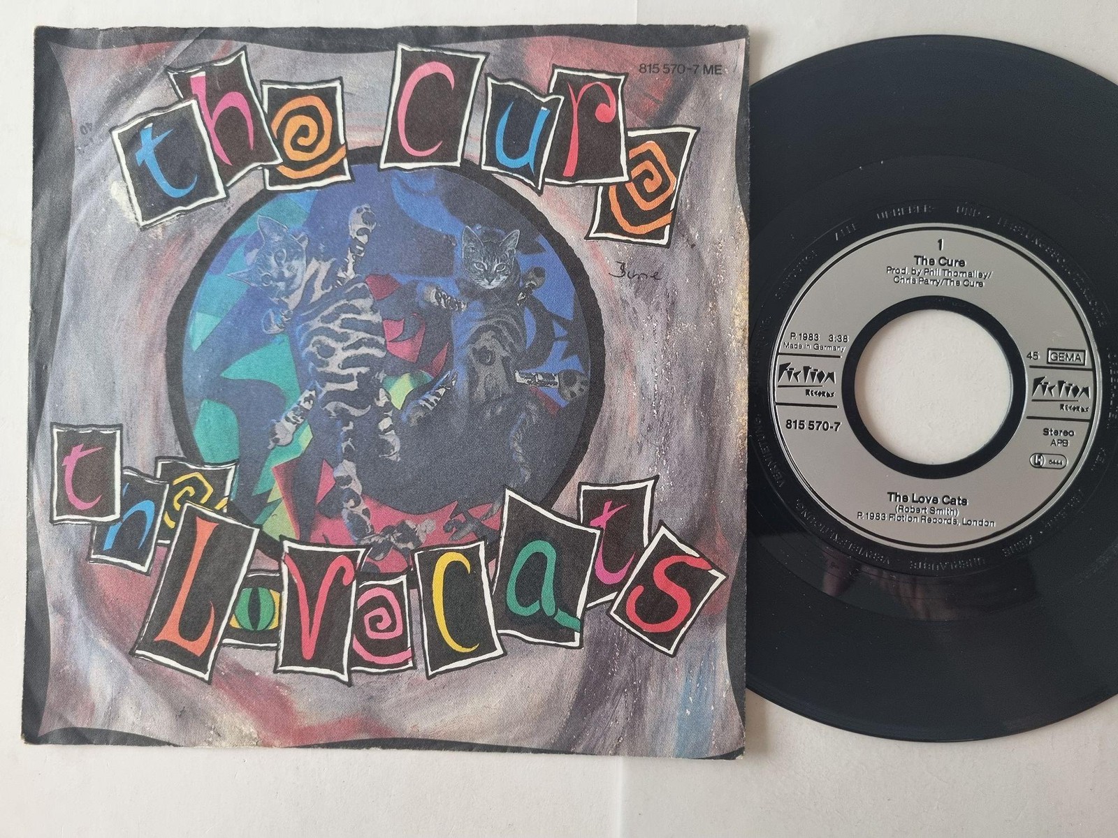 The Cure - The Love Cats 7'' Vinyl Germany