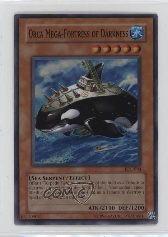 Super Rare - Orca Mega-Fortress of Darkness Unlimited YuGiOh Invasion Chaos 2004