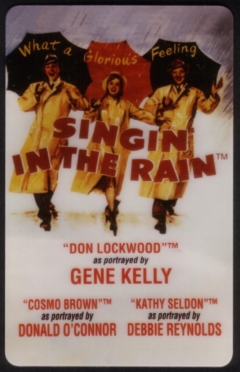 10u Cantando IN The Rain Film Poster (Gene KELLY & Debbie Reynolds) Telefono