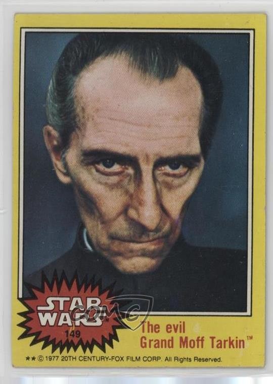 1977 Topps Star Wars The Evil Grand Moff Tarkin #149 12zm