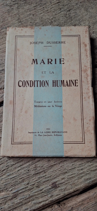 Livre Religieux Marie et la condition humaine : Trente et une brèves Méditations sur la Vierge