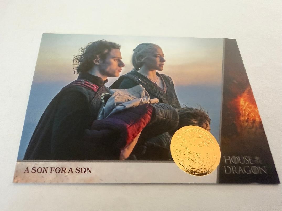House of The Dragon Series 2 Base Gold Parallel Card #2