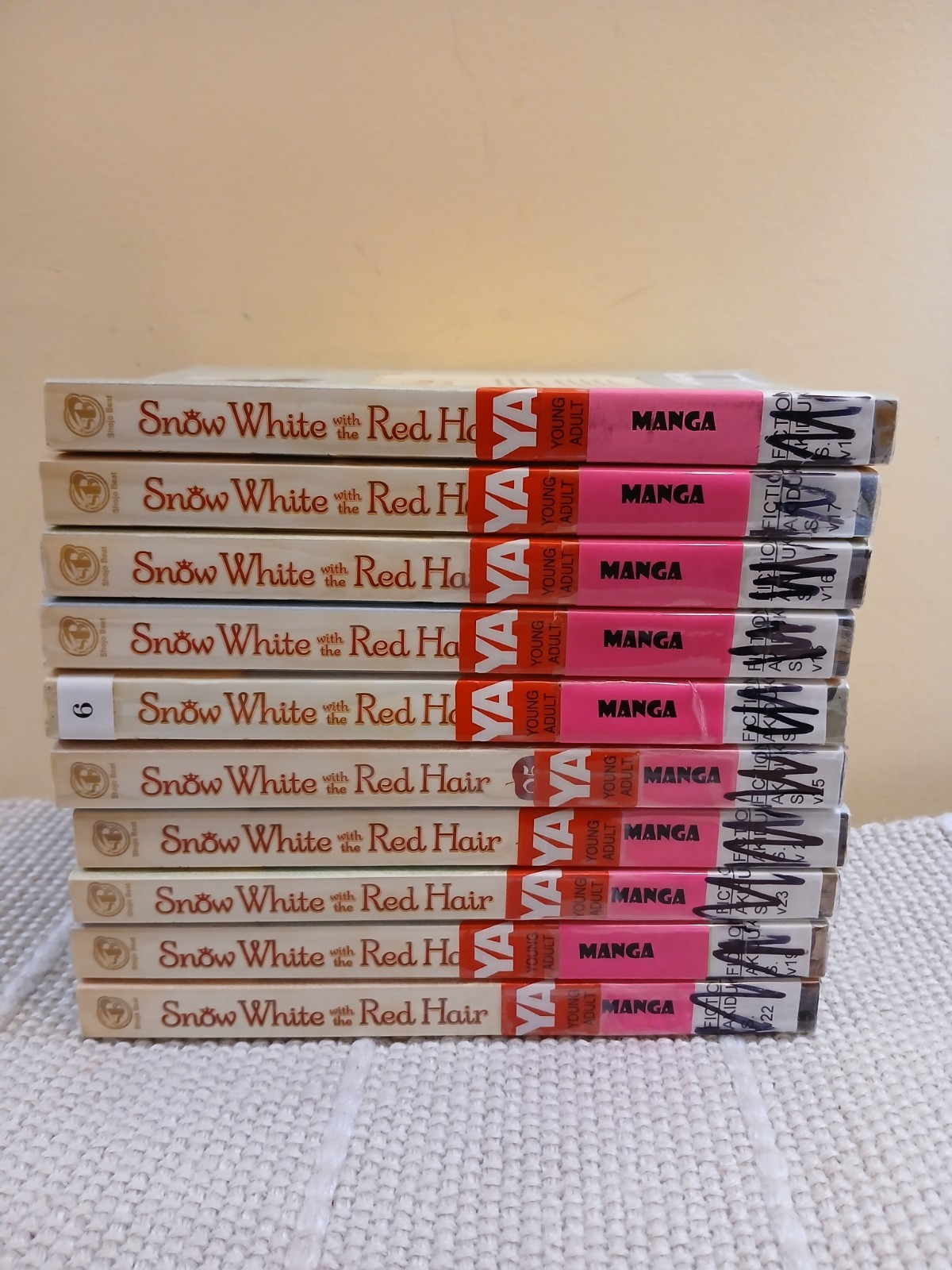 Biancaneve con i capelli rossi lotto di 10 ex manga biblioteca Shirayuki Zen BK2.1