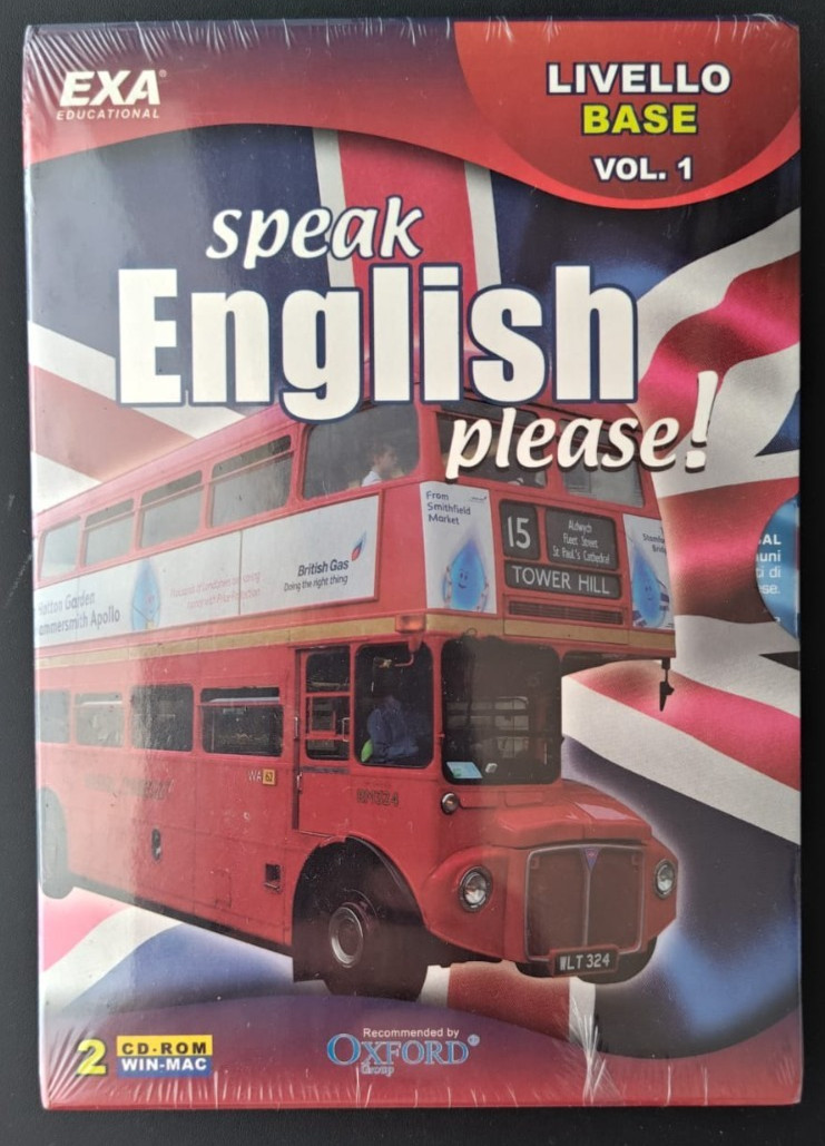 Cd Rom Speak English Please! Corso D Inglese Multimediale Livello Base Vol 1