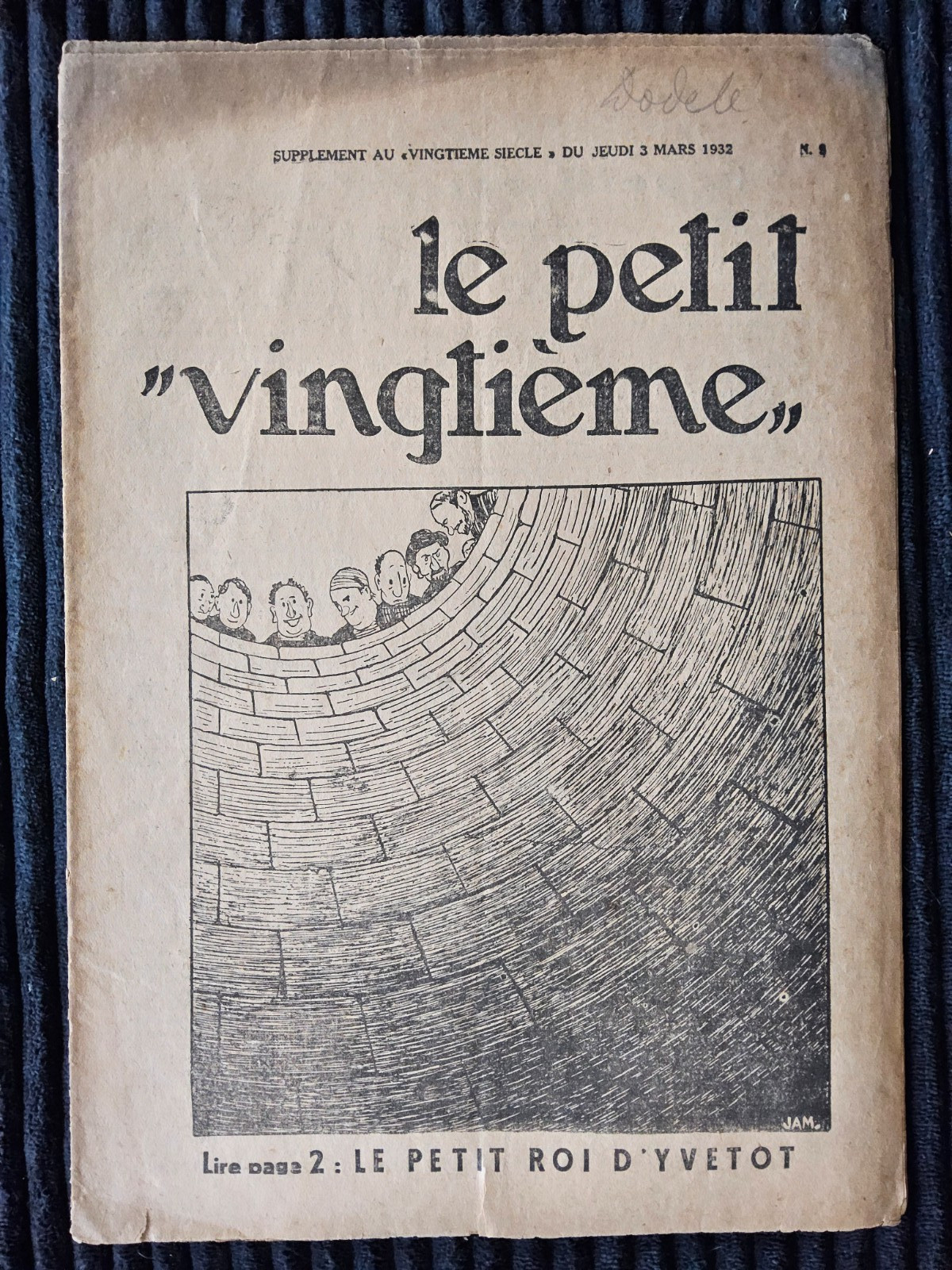 Tintin - Petit Vingtième - Numéro 9 de 1932 - Hergé - Amérique