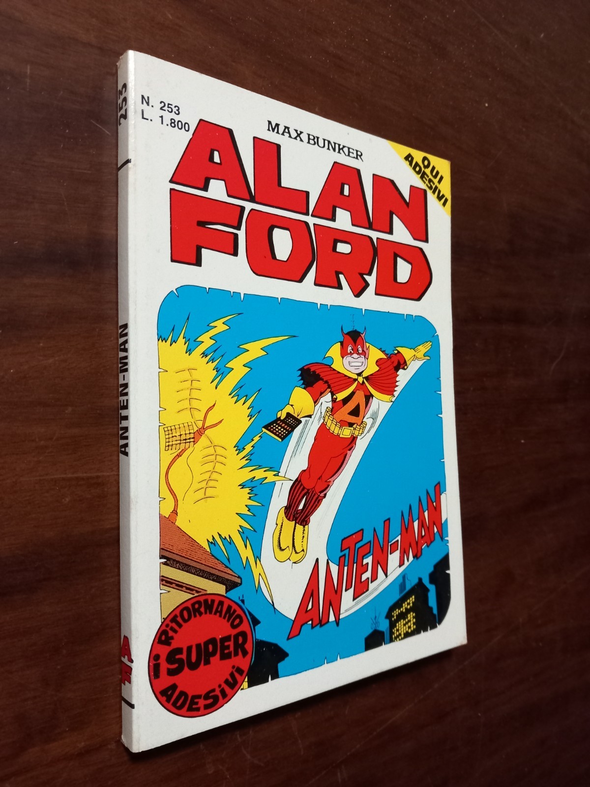 B6675 ALAN FORD I SERIE N° 253 ANTEN-MAN 1990 + ADESIVI OTTIMO