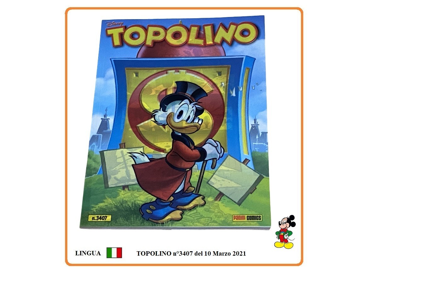 TOPOLINO n°3407 COVER VARIANT