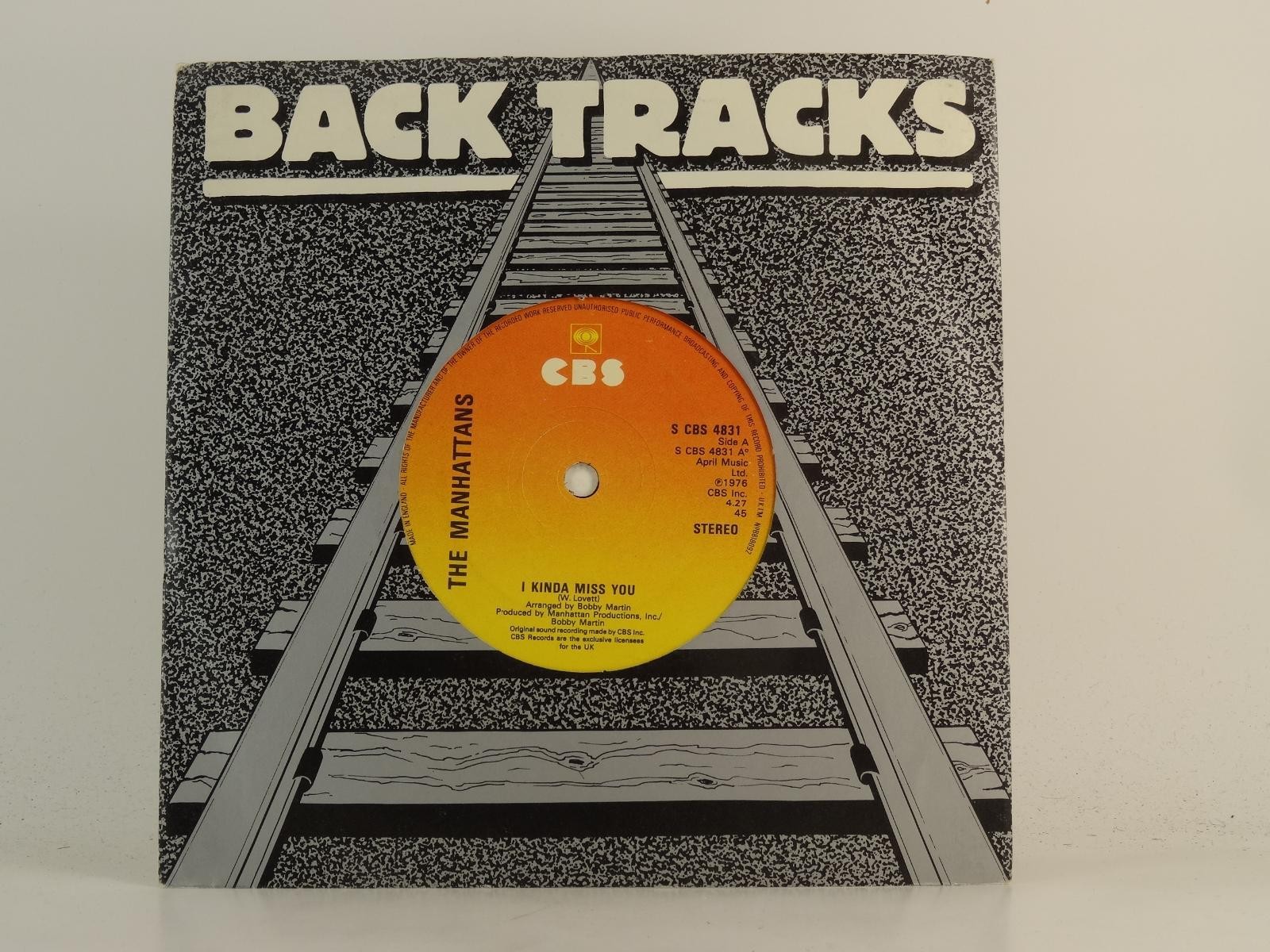THE MANHATTANS I KINDA MISS YOU (78) 2 Track 7" Single including Picture Sleeve 