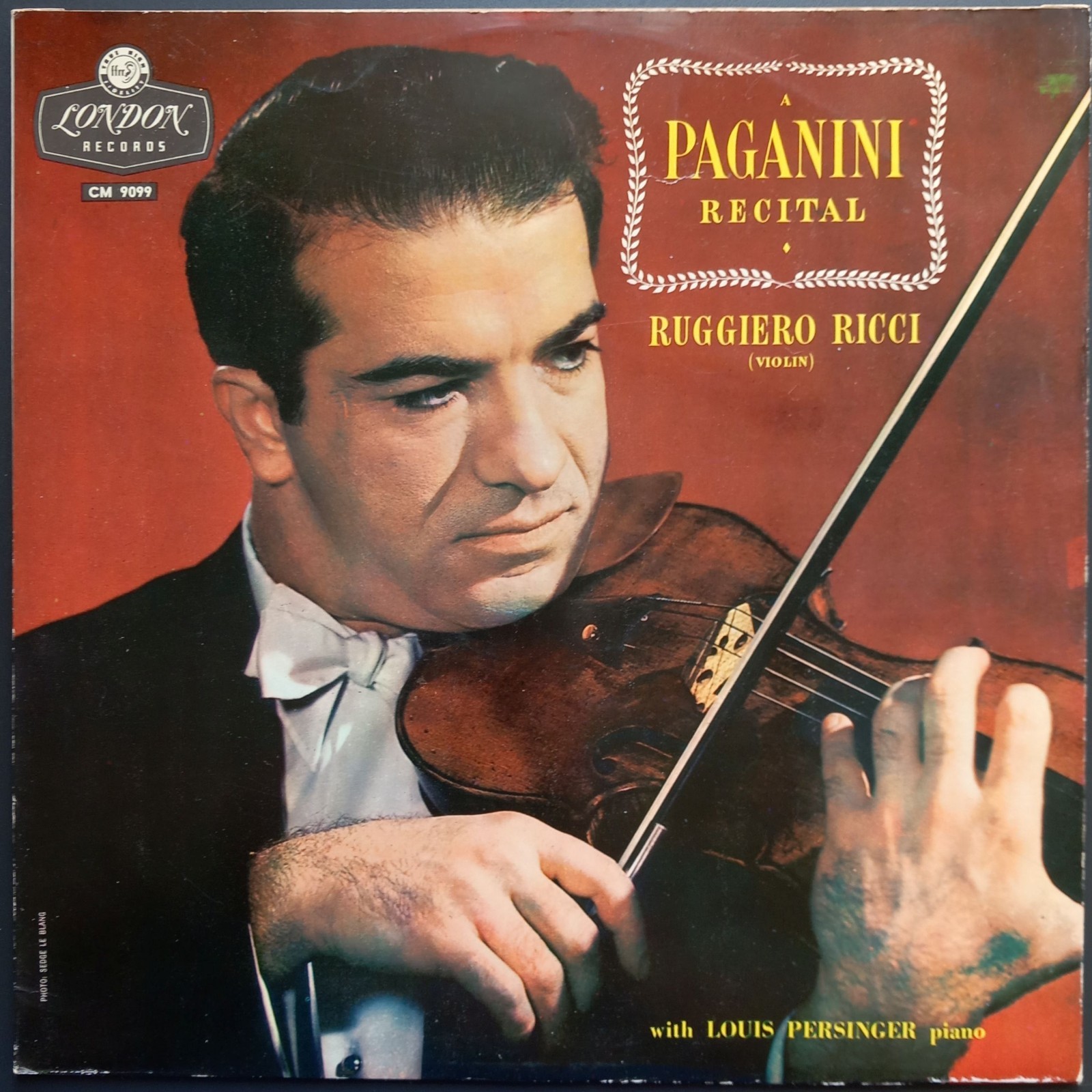 Paganini - Recital, RUGGIERO RICCI, London CM 9099, MONO