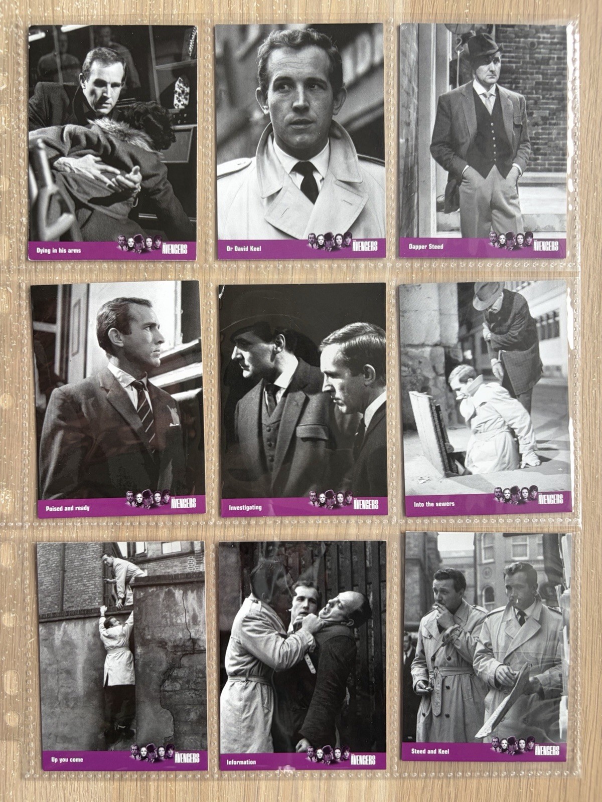 A Complete Set of Strictly Ink Trading Cards The Avengers 2003