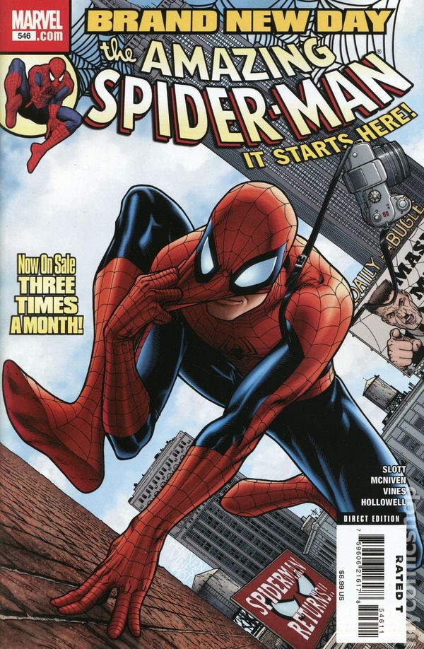 Amazing Spider-Man Edizione Facsimile #546A FN 2026 Immagine Stock