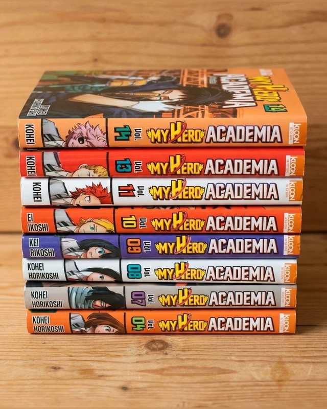 Lot 8 mangas My hero academia ki-oon volumes 4 7 8 9 10 11 13 14