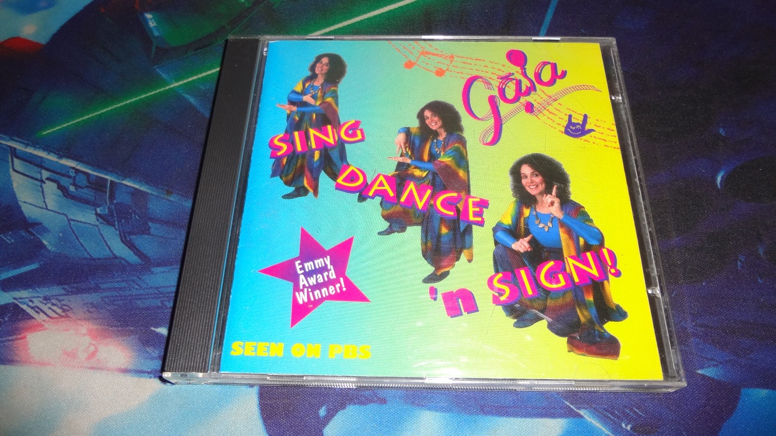 Gaia Sing Dance 'n Sign Language Music CD Children Elementary PBS TV 1998