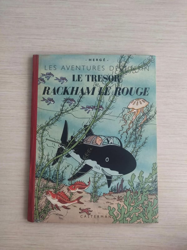 BD Tintin - Le trésor de Rackham le Rouge  1948 B2 TTBE
