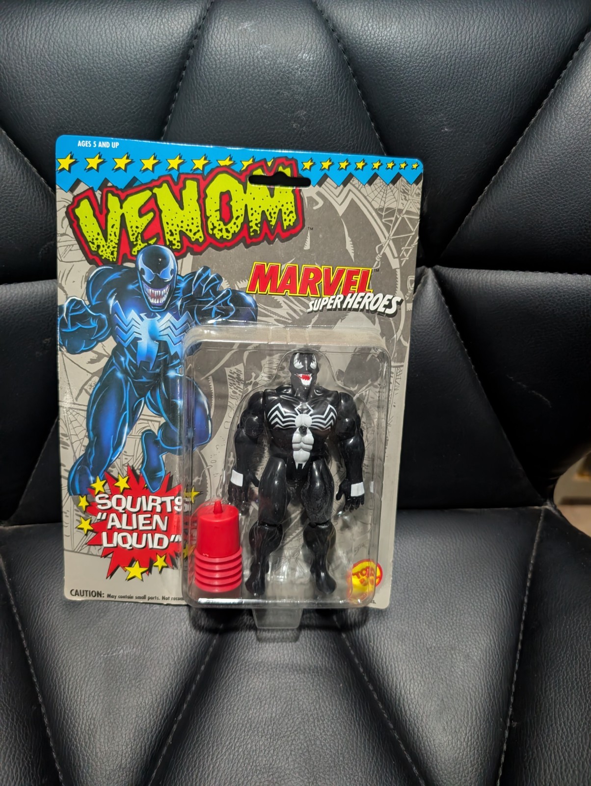 VINTAGE 1993 GIOCATTOLO BIZ MARVEL SUPER HEROES VENOM FIGURE NUOVO IN CONFEZIONE MOC