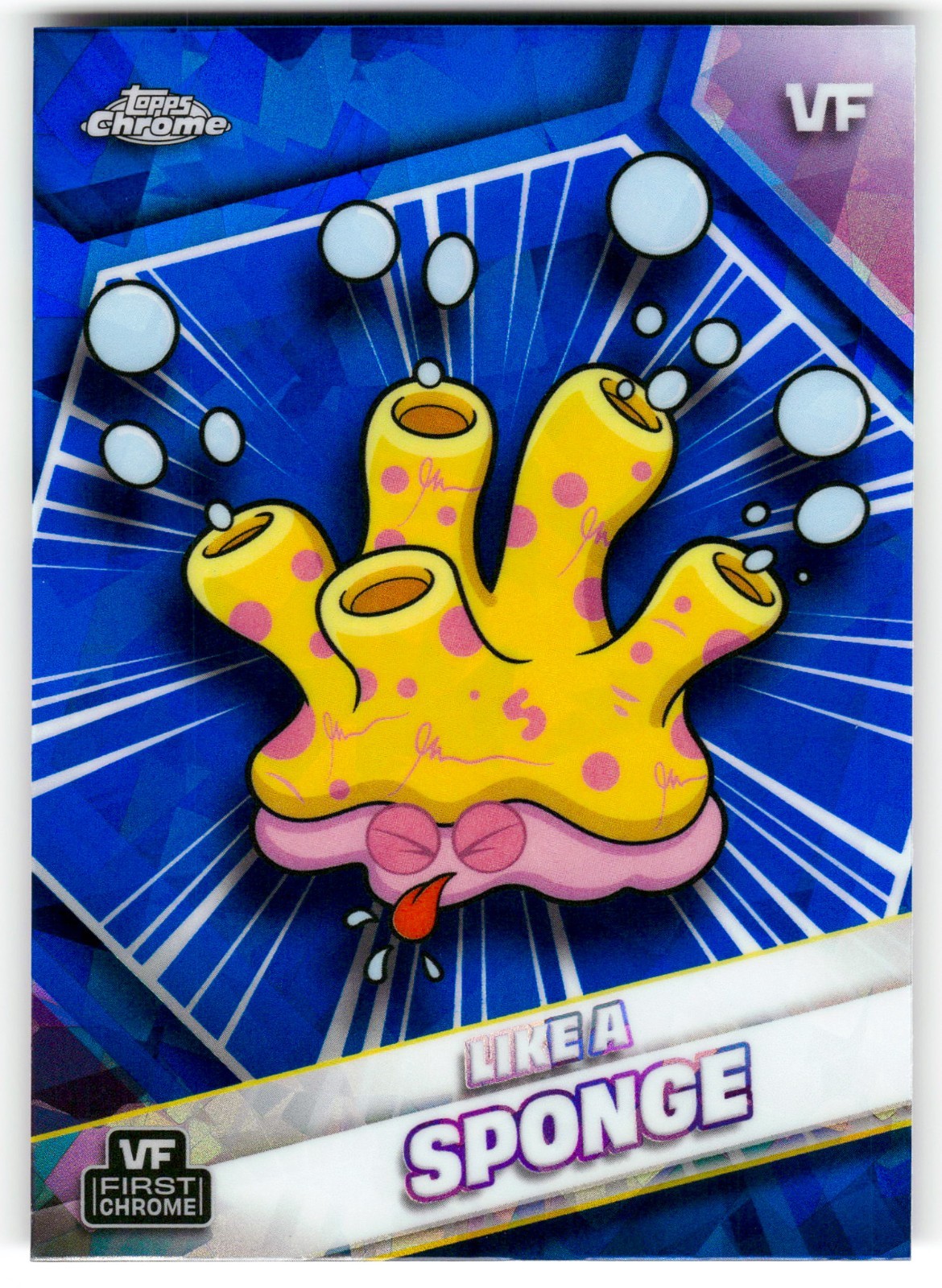 Like A Sponge VeeFriends 2026 Topps Chrome Sapphire Card