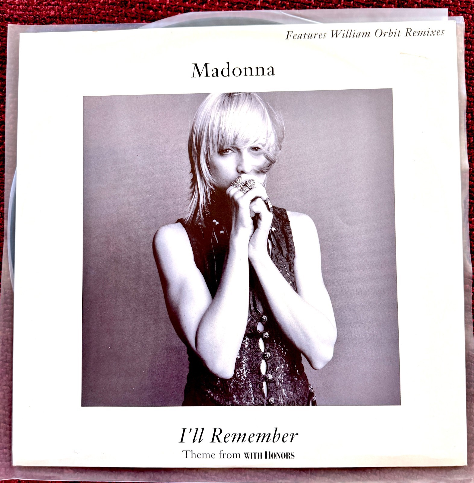 MADONNA I'LL REMEMBER RECORD VINYL MOVIE  SCARCE 12" SINGLE MIX PROMO LP PICTURE